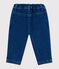 Pantalon bébé en denim bleu DENIM MOYEN