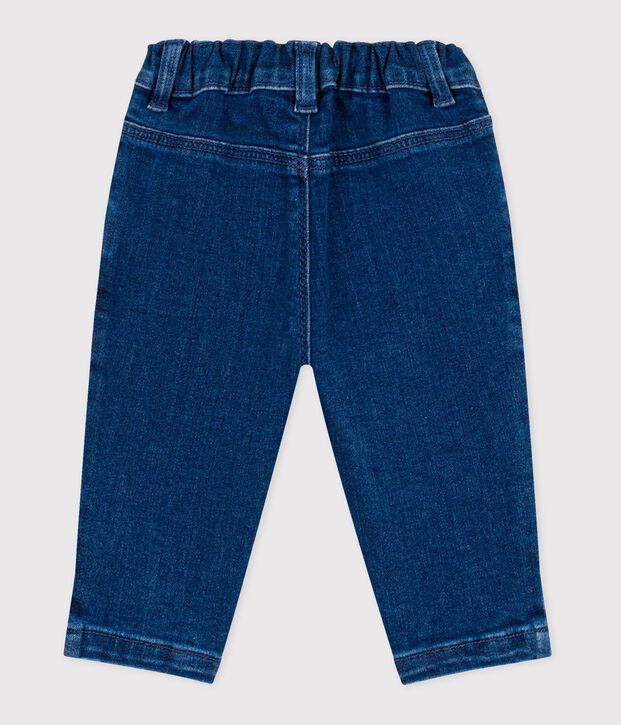Pantalon b&eacute;b&eacute; en denim bleu