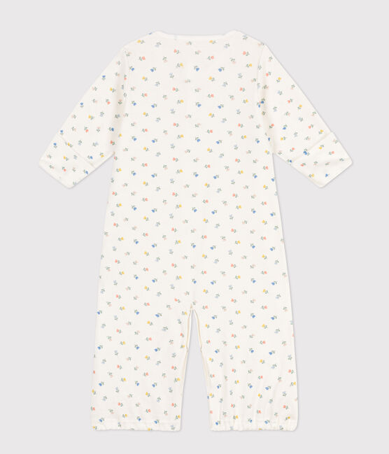 Katoenen combipakje met print wit MARSHMALLOW/wit MULTICO