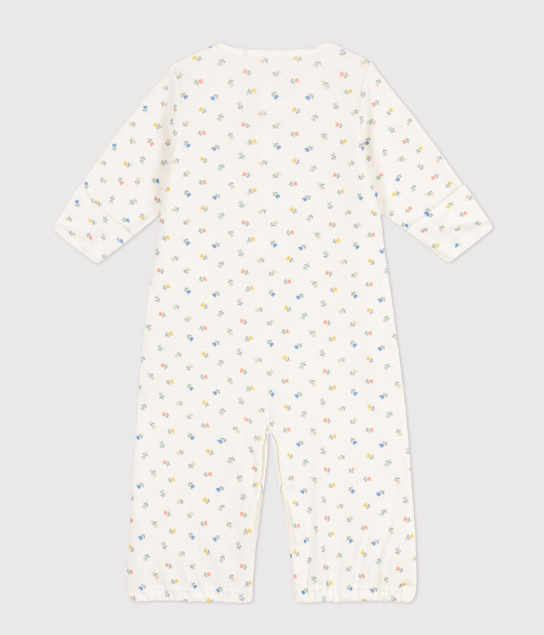 Combisac imprim&eacute; en coton blanc/multicouleur