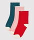 Lot de 3 paires de chaussettes  fille