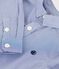 Popeline jongens shirt blauw BLEU/wit BLANC