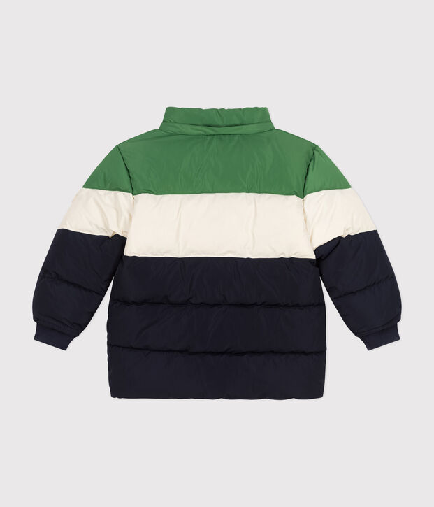 Doudoune enfant gar&ccedil;on bleu/multicouleur