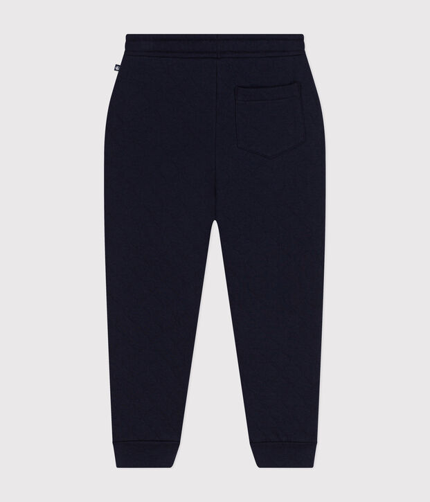 Pantalon en tubique enfant gar&ccedil;on bleu marine