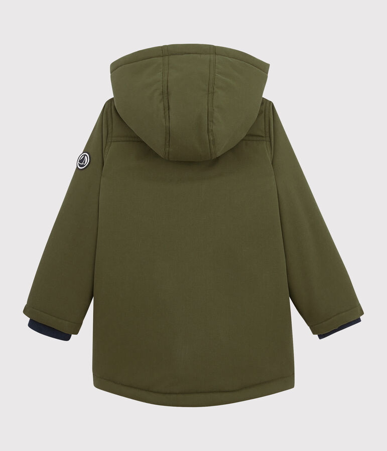 Parka enfant gar&ccedil;on vert