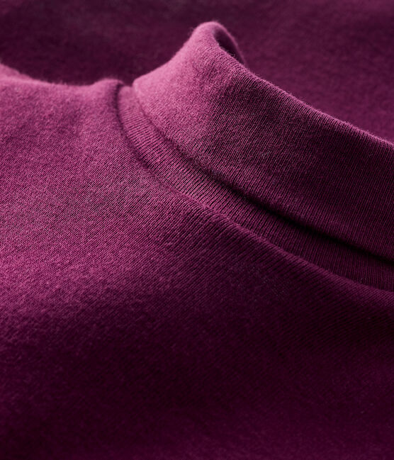 Body manches longues col roulé bébé violet CEPAGE