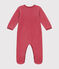 Fluwelen pyjama voor baby's roze PAPI