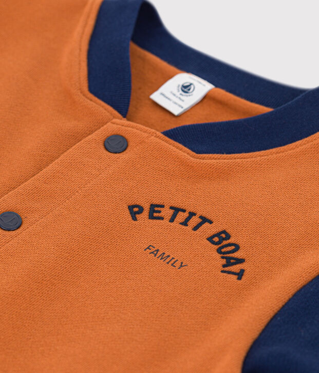 Teddy van molton voor Meisjes / Jongen bruin/blauw