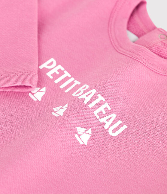 Sweatshirt bébé en coton motif Petit Bateau vintage BOUDOIR