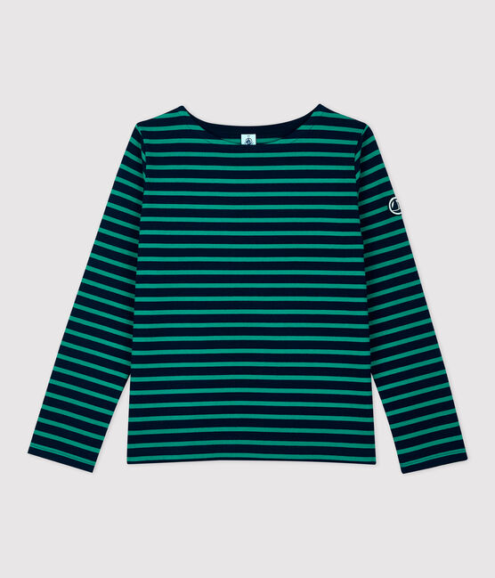 Iconische marinetrui van katoen Dames blauw SMOKING/ PIVERT