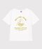 Katoenen T-shirt met korte mouwen voor kinderen wit