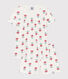 Pyjacourt fleurs avec couronne en coton  petite fille