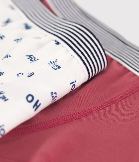 Lot de 2 boxers petit garçon en coton et élasthanne variante 1
