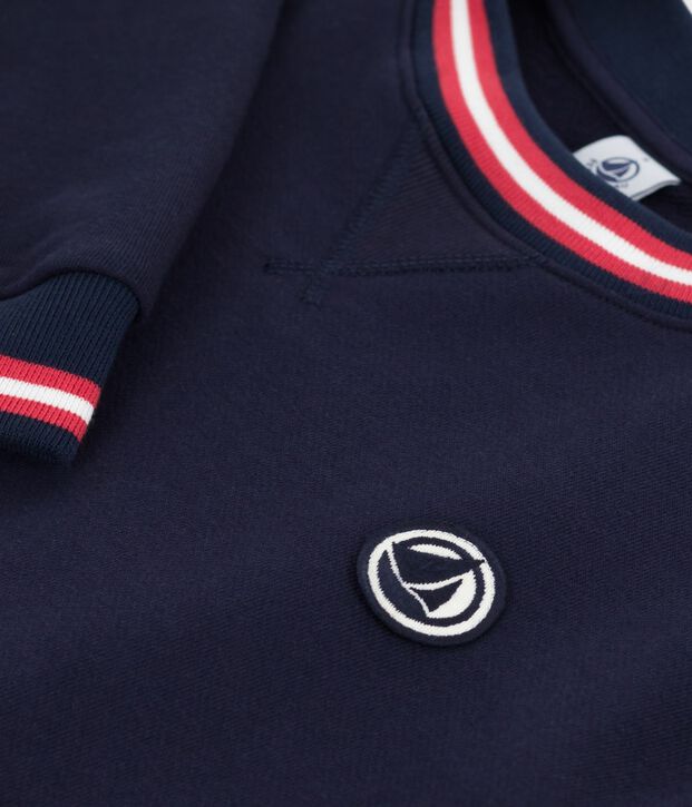 Effen katoenen sweatshirt voor dames SMOKING