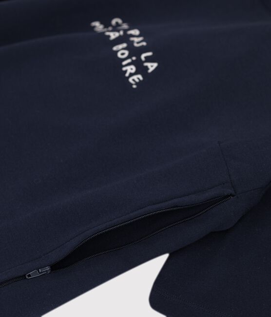 Tee-shirt allaitement Tajinebanane x Petit Bateau bleu SMOKING