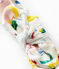 Katoenen haarband voor meisje wit MARSHMALLOW/wit MULTICO