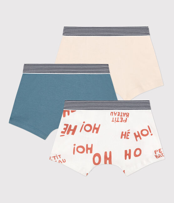 Lot de 3 boxers apetit garçon en coton variante 1