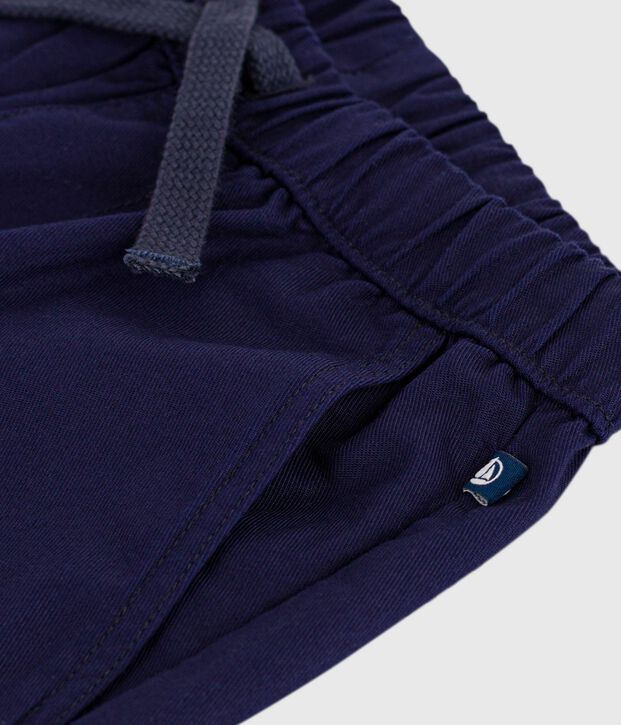 Pantalon enfant en denim bleu marine