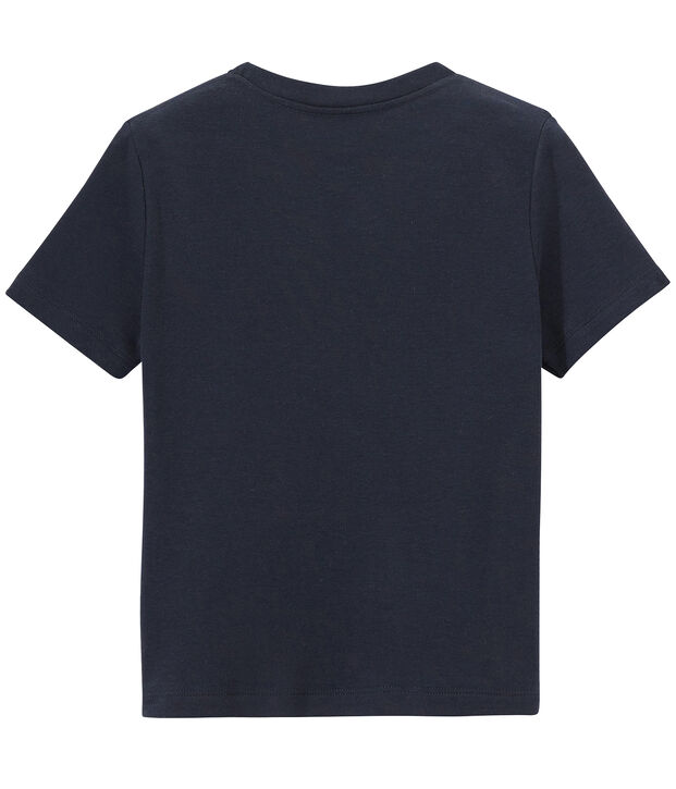 Jongens-T-shirt met motief blauw