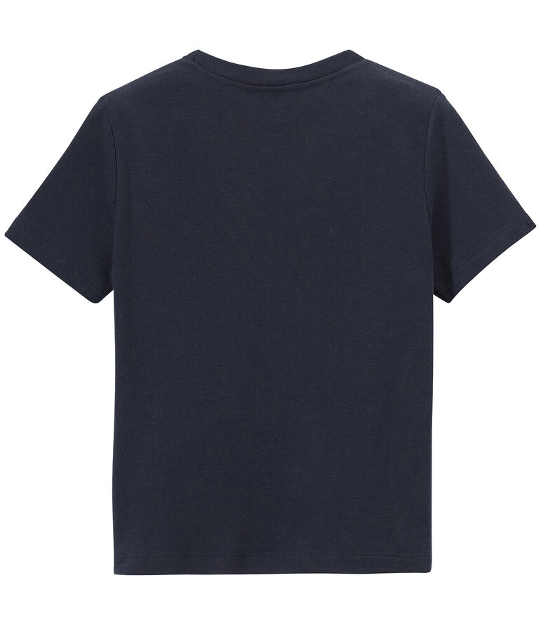 Jongens-T-shirt met motief blauw