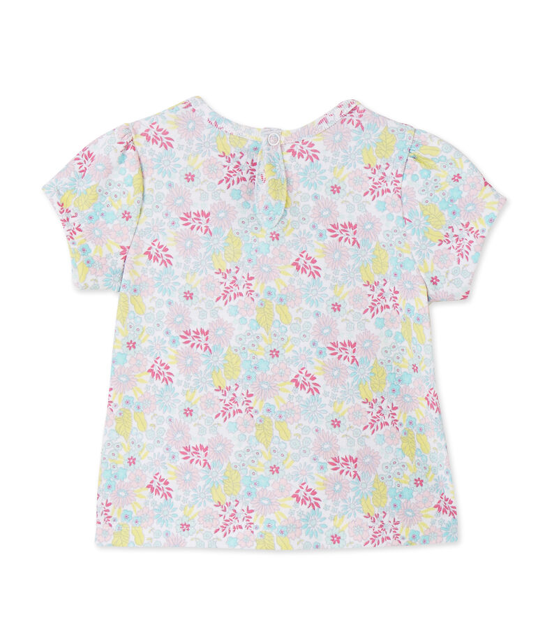 T-shirt b&eacute;b&eacute; fille imprim&eacute; wit/multicouleur