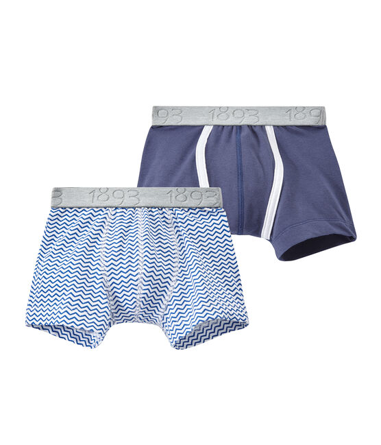 Lot de 2 boxers garçon blanc LOT