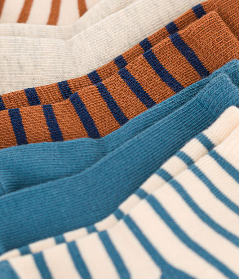 Lot de 5 paires de chaussettes rayures  b&eacute;b&eacute; multicouleur