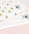 Lot de 3 bodies manches longues fleurs bébé en coton variante 1