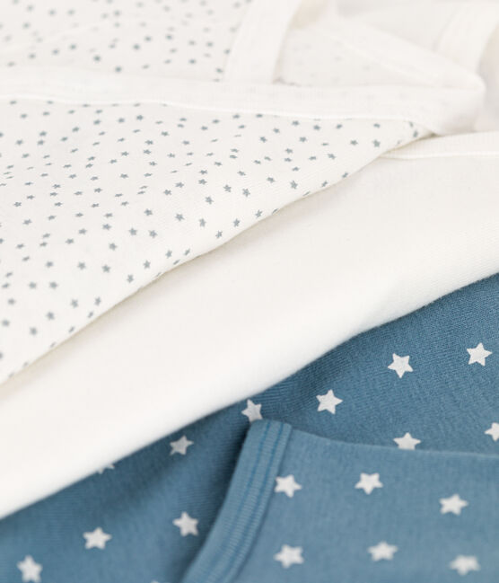 Lot de 3 bodies manches longues bébé en coton variante 2