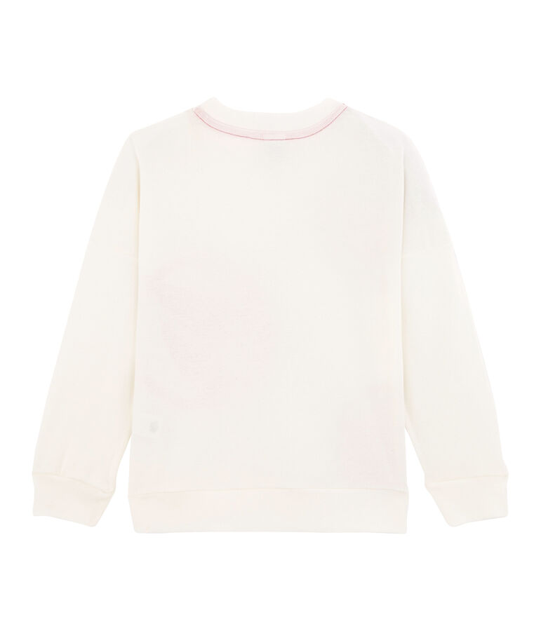 Sweat shirt enfant fille - gar&ccedil;on blanc/jaune
