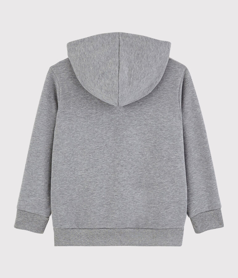 Sweatshirt met capuchon jongens kinderen grijs