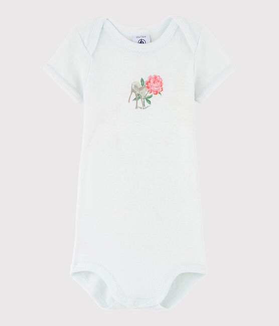 Body manches courtes bébé fille bleu Bocal