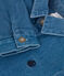 Chemise bébé en jean unie bleu DENIM CLAIR