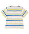 T-shirt bébé garçon rayé beige CREAMY/blanc MULTICO