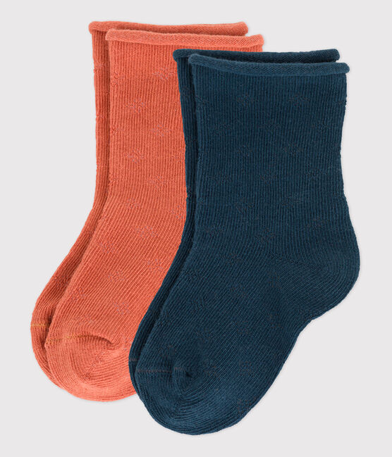 Lot de 2 paires de chaussettes ajourées bébé variante 2