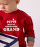 Sweatshirt bébé en coton à motifs rouge POMPEI