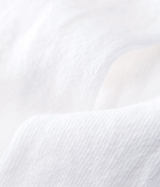 Collants bébé fille blanc LAIT