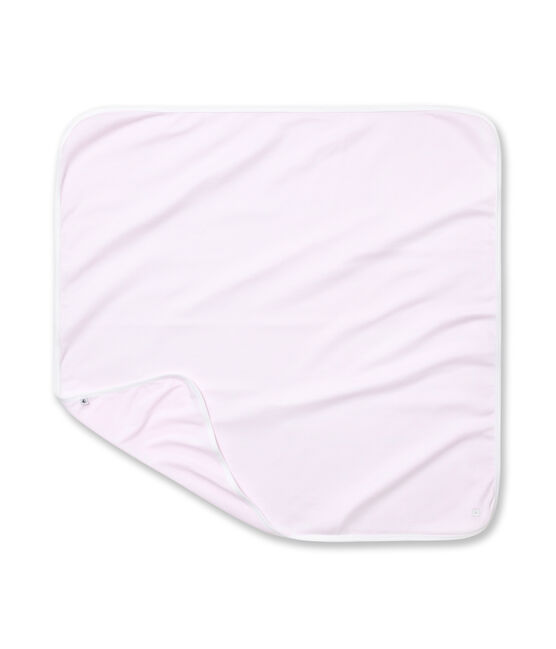 Babylaken met milleraies-strepen roze VIENNE/wit ECUME