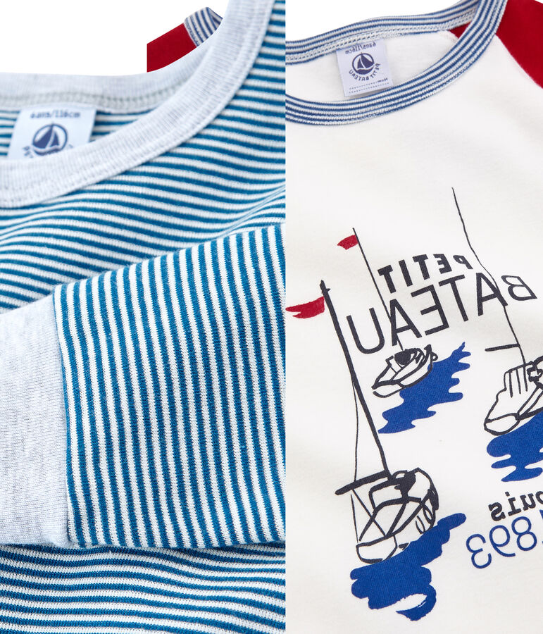 Set met 2 pyjama's voor kleine jongen multicouleur