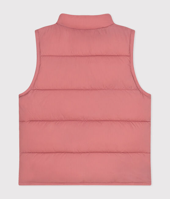Doudoune sans manches matelassée bébé rose ROSEWOOD