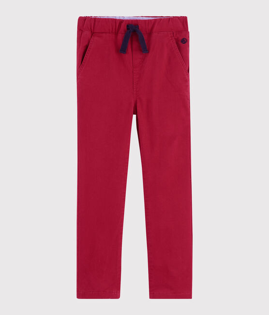 Pantalon chaud enfant garçon rouge TERKUIT