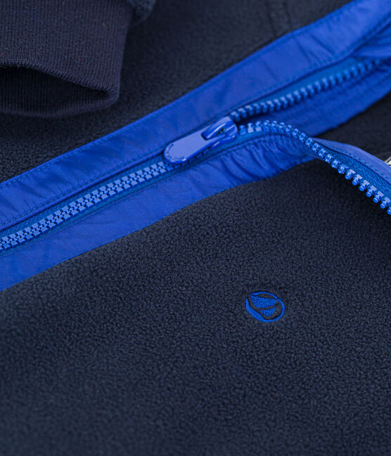 Veste zippée en polaire enfant jour garçon bleu SMOKING