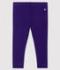 Effen legging van 1x1 ribstof babymeisje.