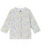 Cardigan bébé fille imprimé blanc ECUME/blanc MULTICO