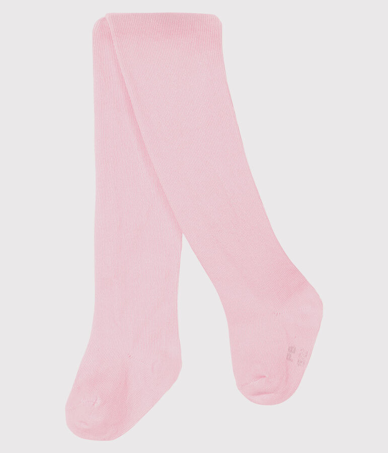 Collants b&eacute;b&eacute; fille rose VIENNE