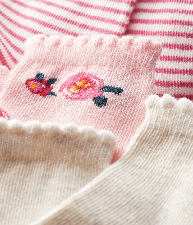 Set van 3 paar babysokken multicouleur