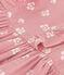 Mouwloze katoenen kinderjurk met bloemenprint roze CHARME/wit MARSHMALLOW