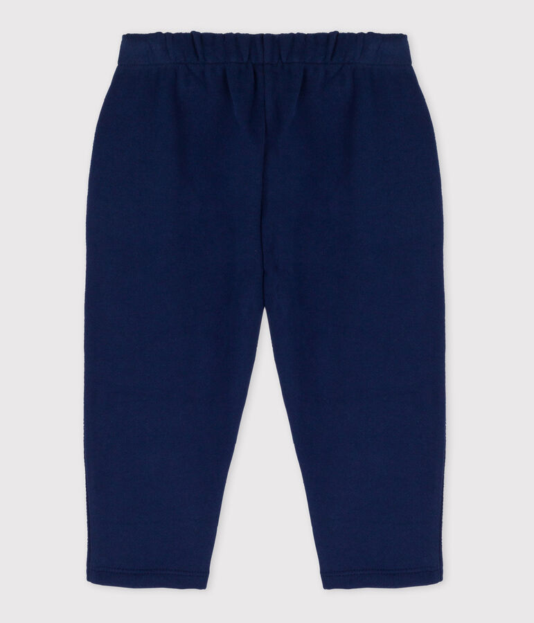 Broek in molton voor baby's blauw MEDIEVAL