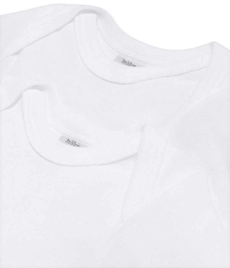 Twee rompertjes met lange mouwen baby multicouleur