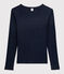 Tee-shirt L'ICONIQUE  cocotte en coton Femme bleu SMOKING